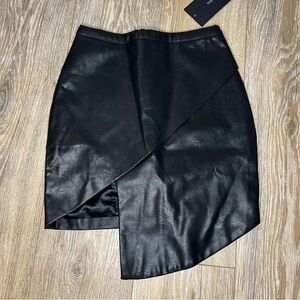 FashionNova For the Night Mini Skirt Black